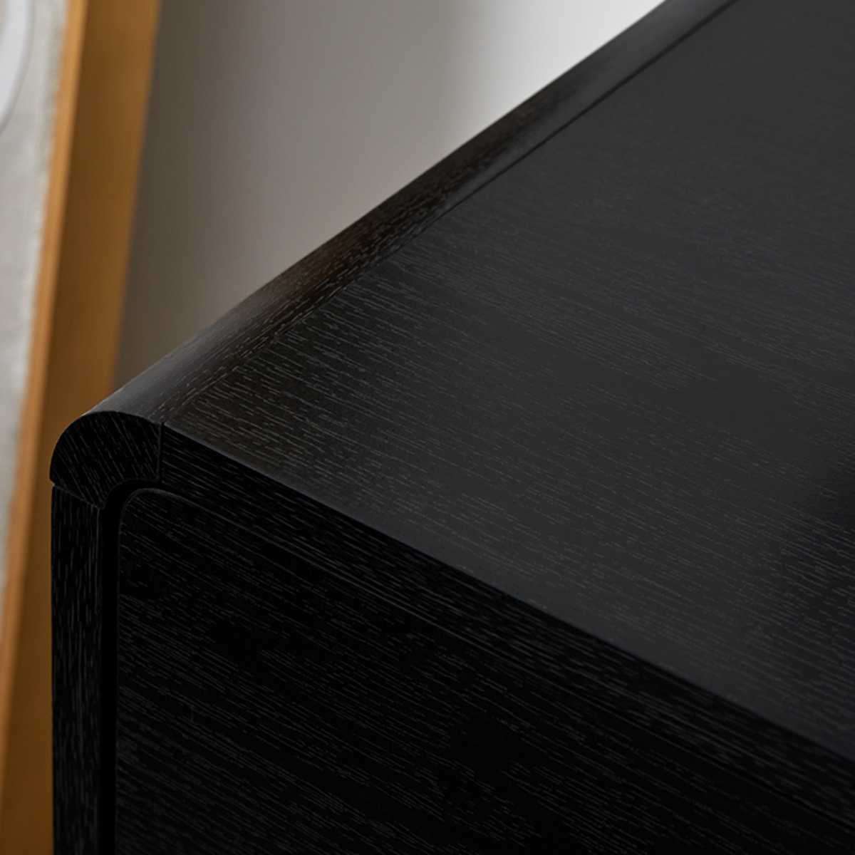 Owen Bedside Table - Black