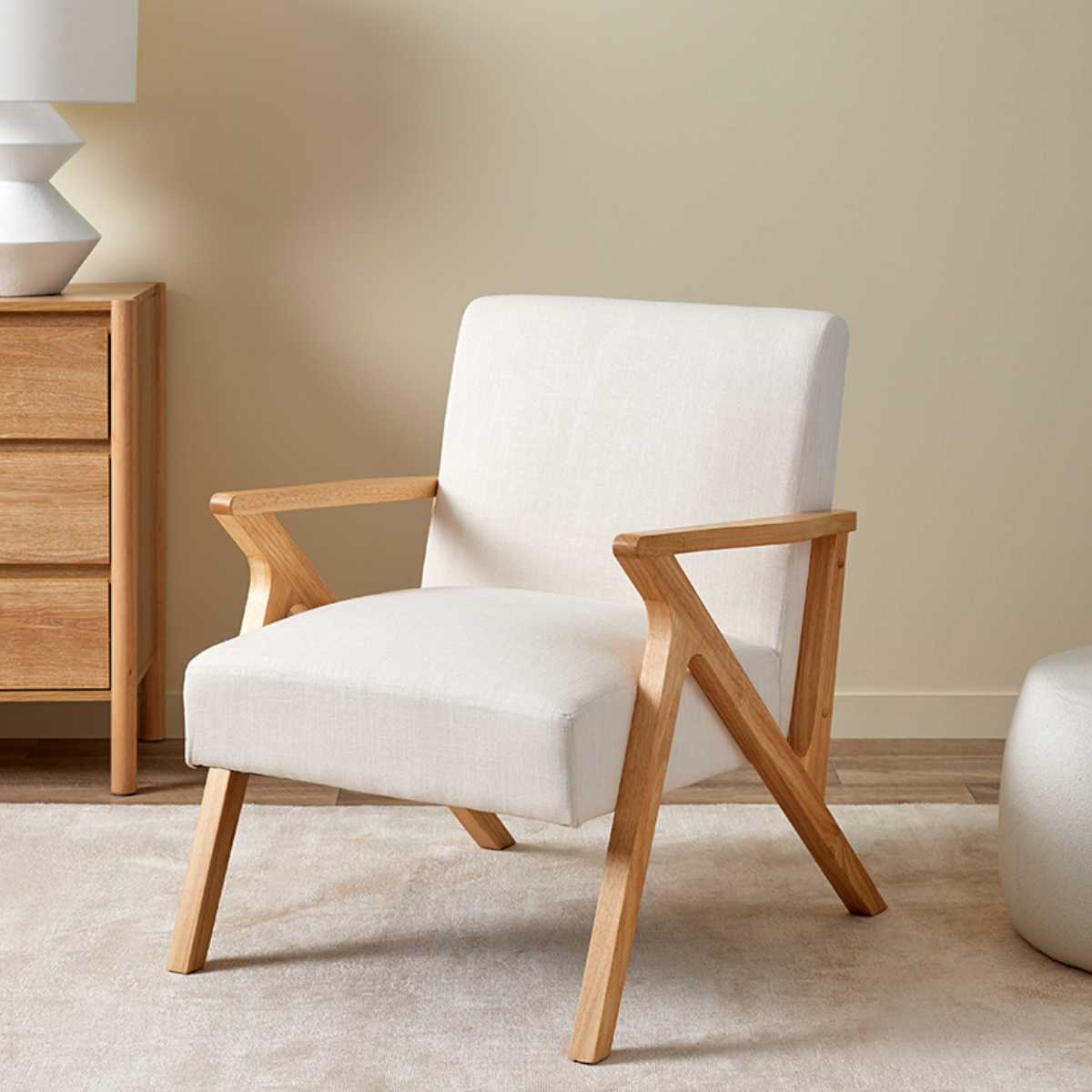 Hector Occasional Chair - Natural - Mocka Australia