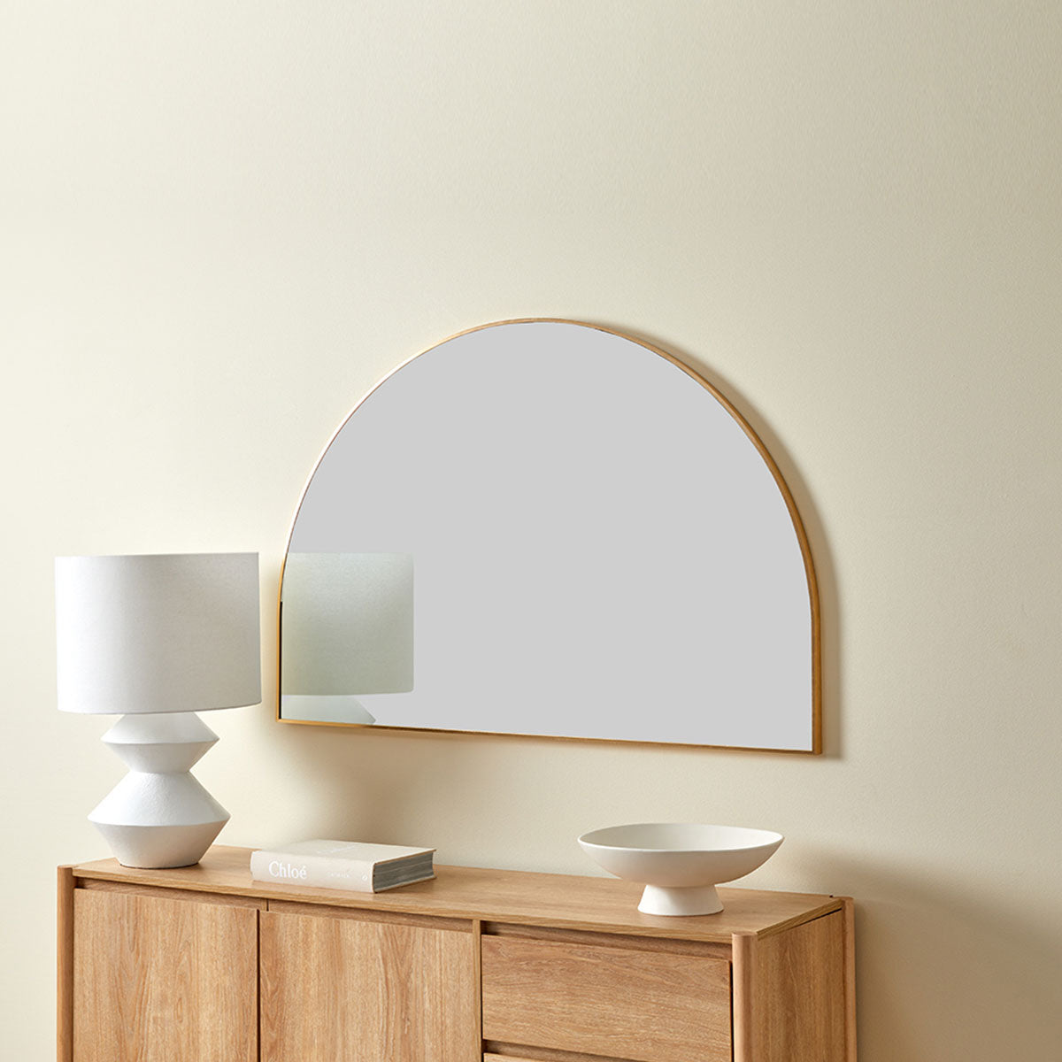 Anna Arch Mirror - Gold - Mocka Australia