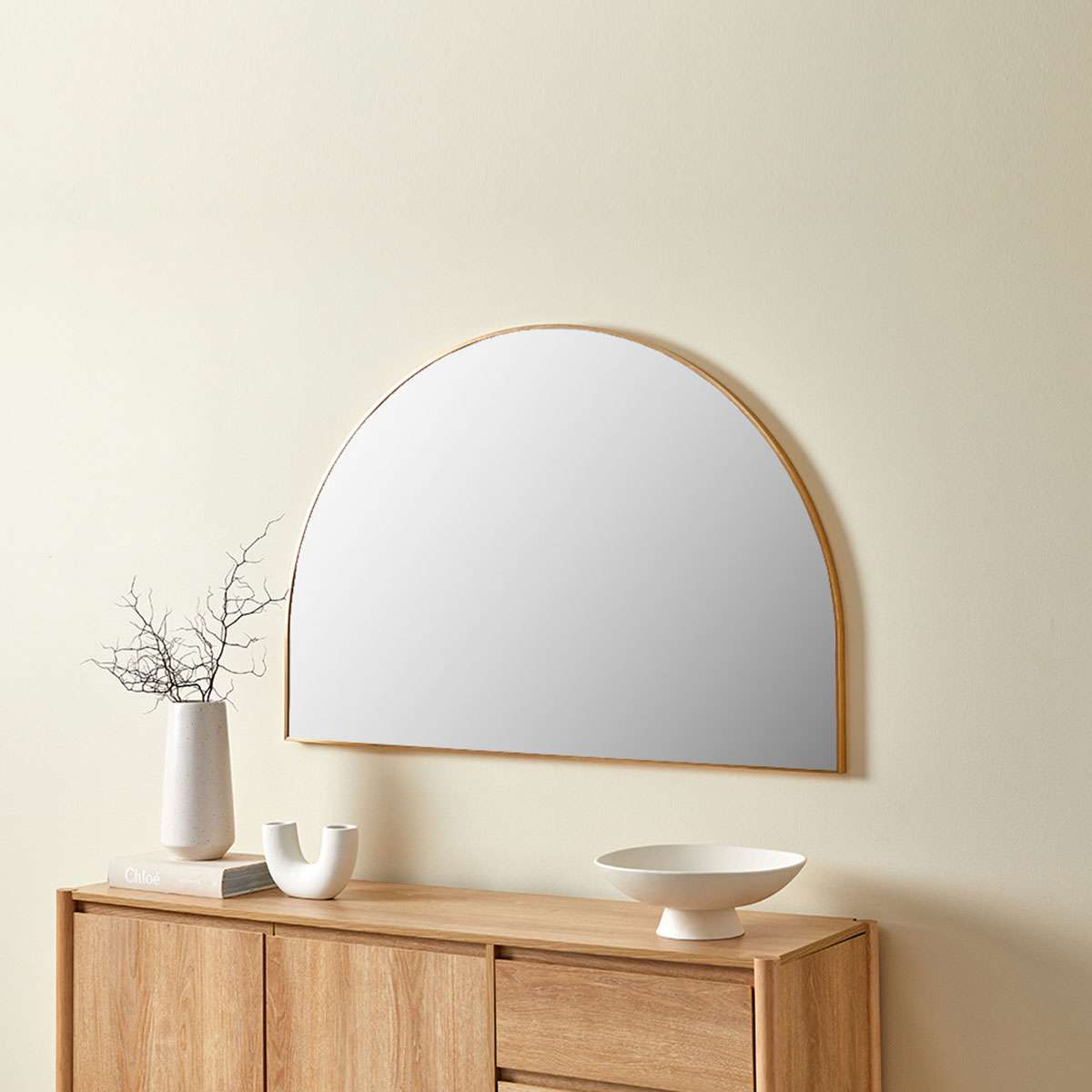 Anna Arch Mirror - Gold - Mocka Australia