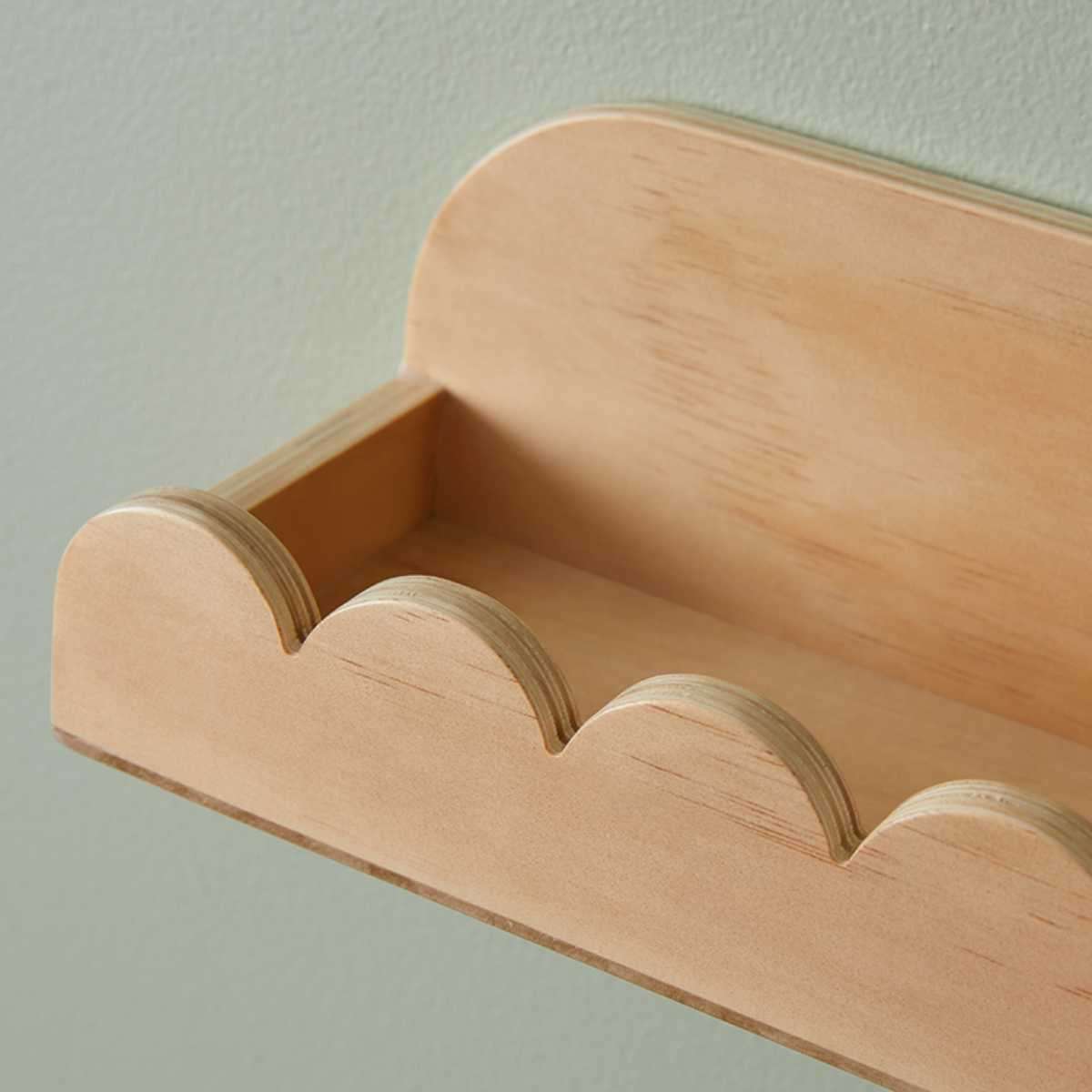 Sarah Scalloped Wall Shelf