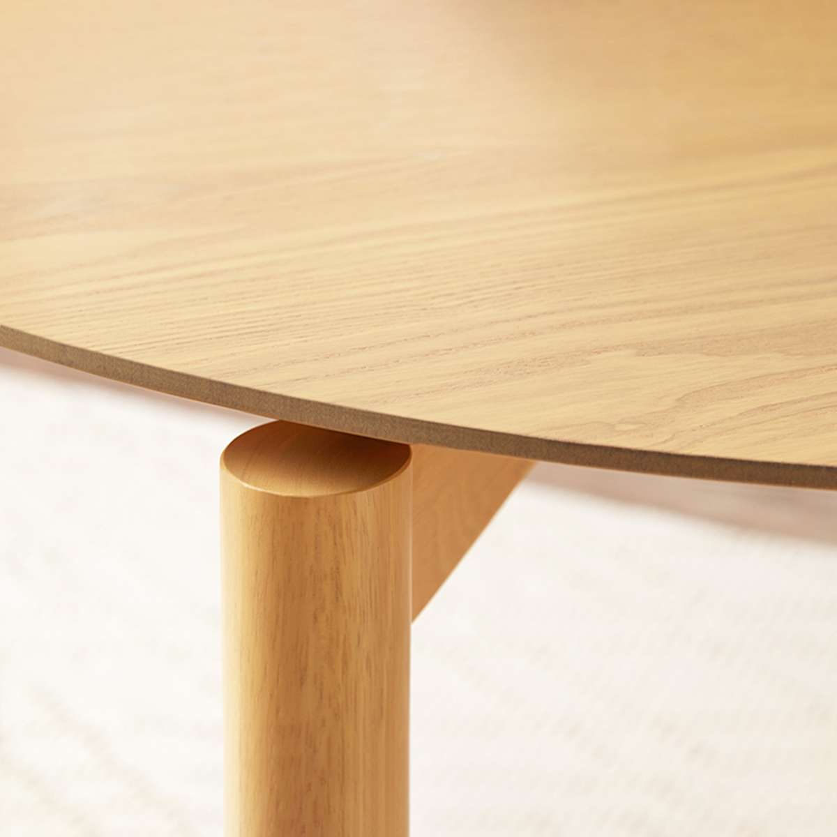 Leon 4 Seater Dining Table - Natural
