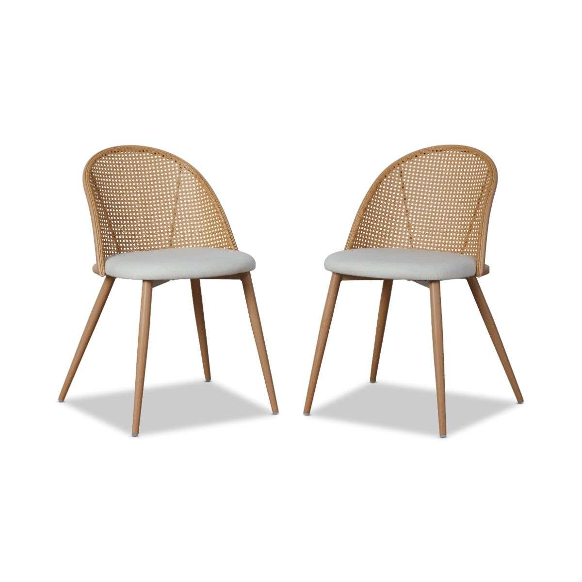 Avila Dining Chair - Set of 2 - Natural