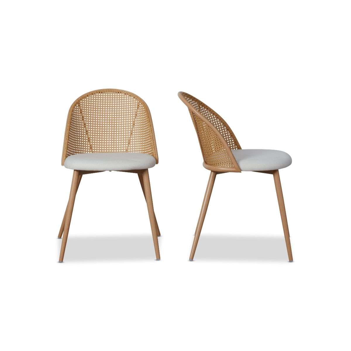 Avila Dining Chair - Set of 2 - Natural