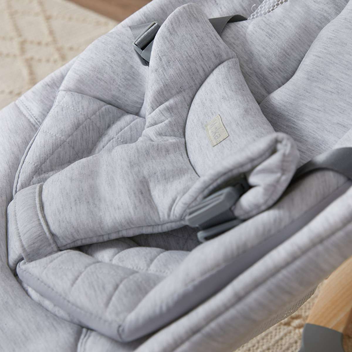 Aubrey Padded Bouncer - Soft Grey