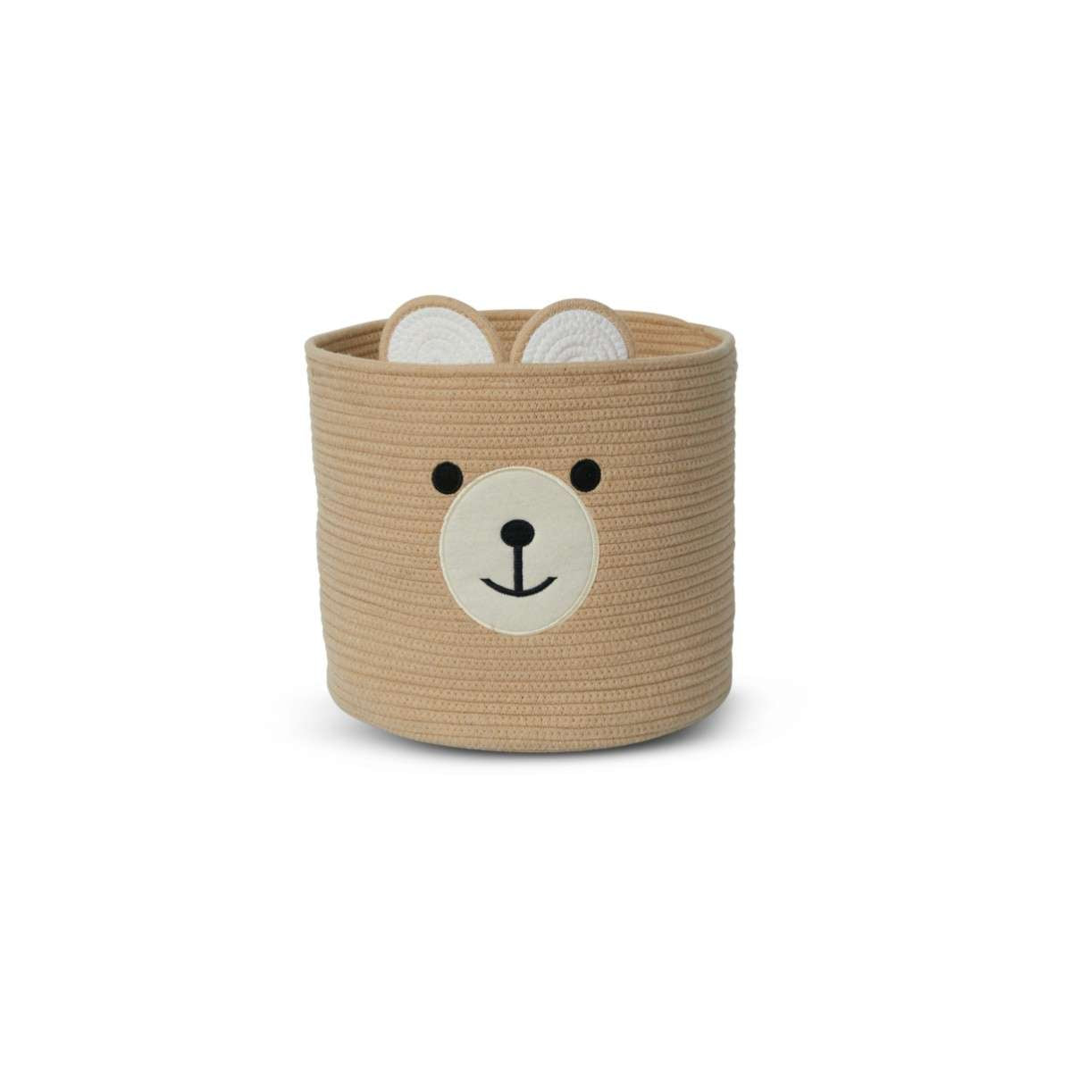 Bear Round Basket