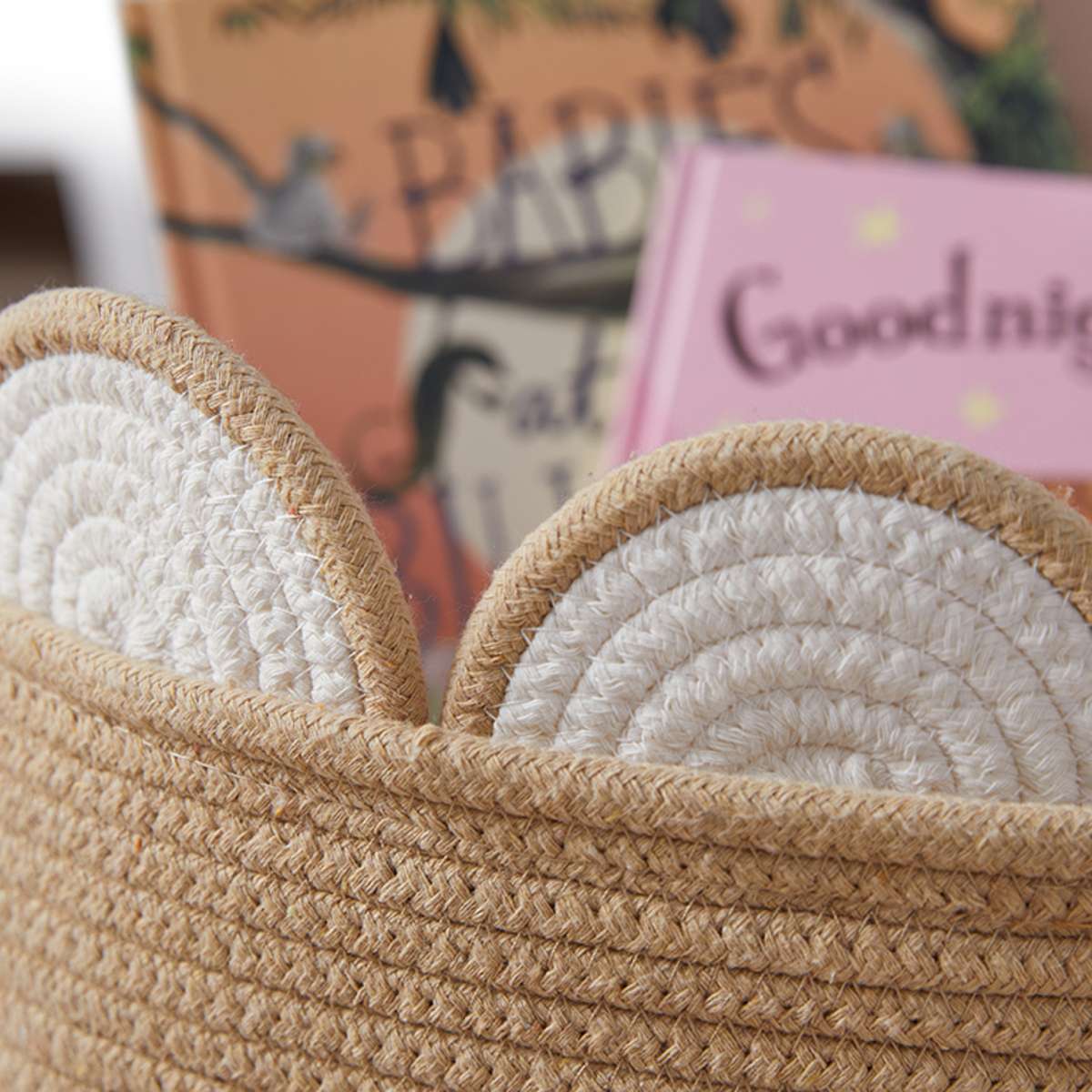 Bear Round Basket - Mocka Australia