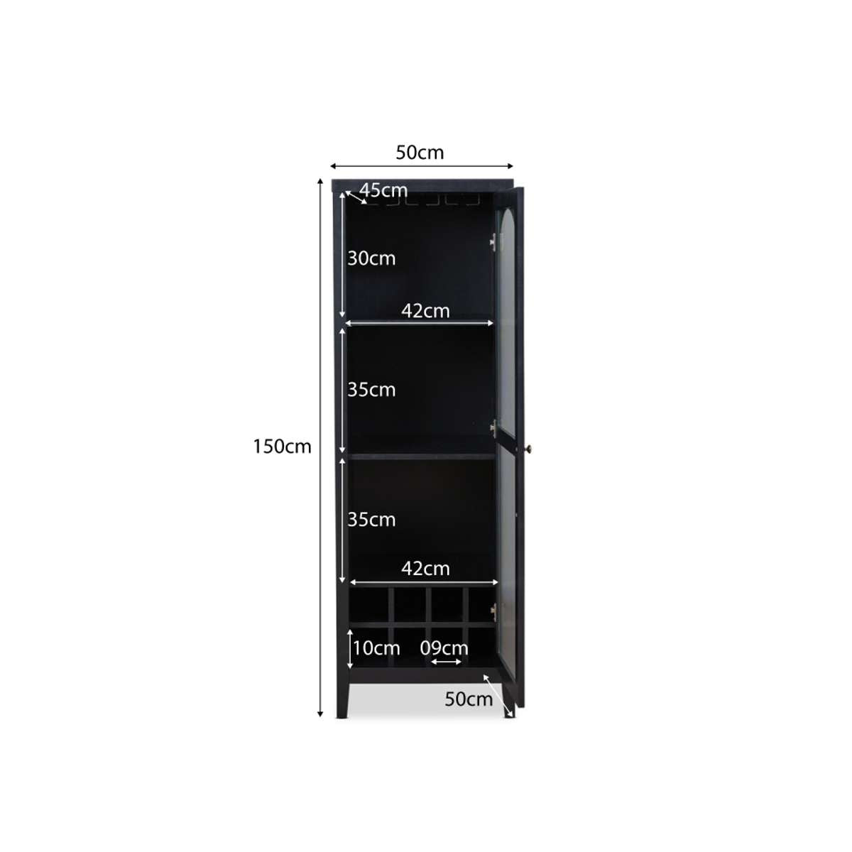 Easton Bar Cabinet - Black