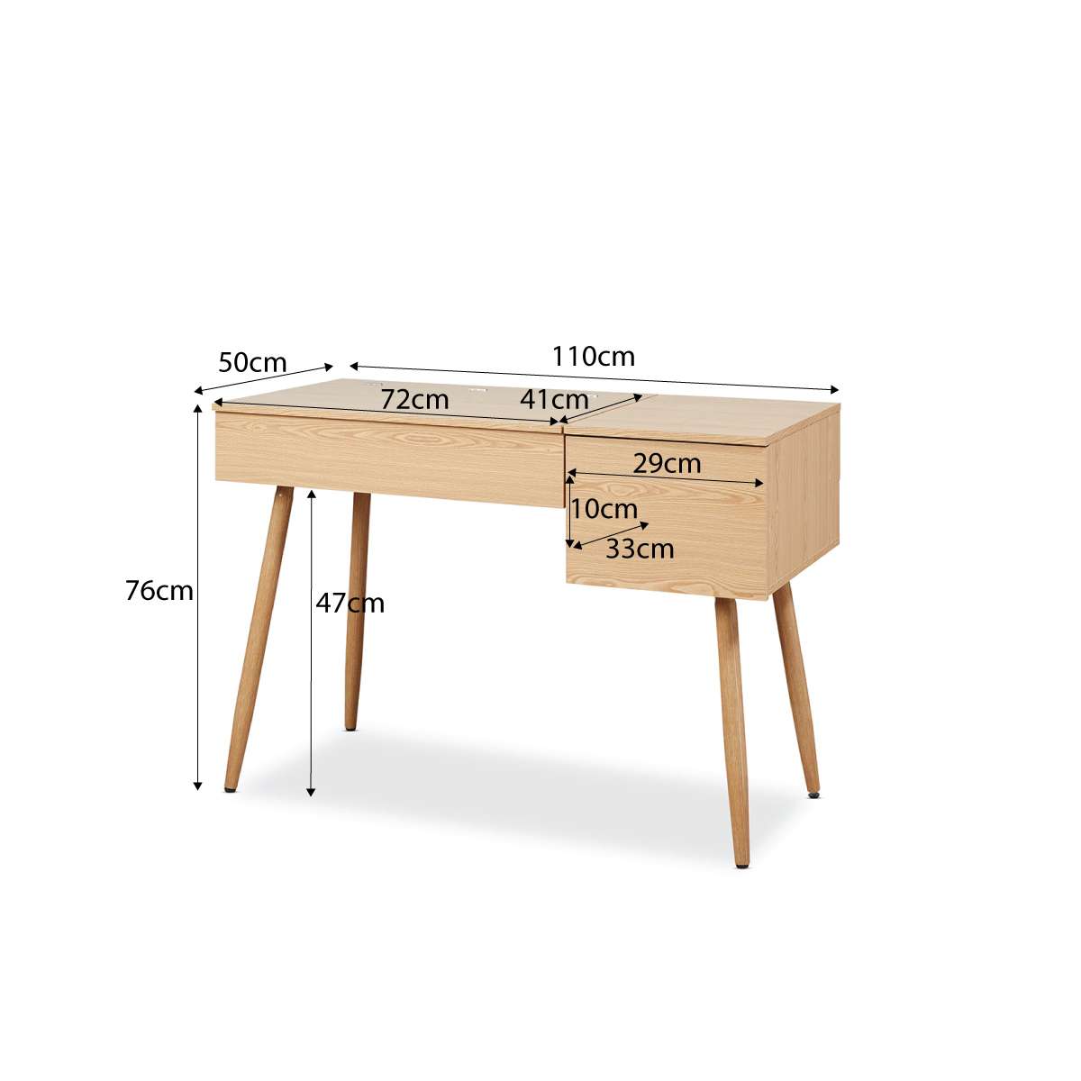 Leia Make-Up Table - Natural