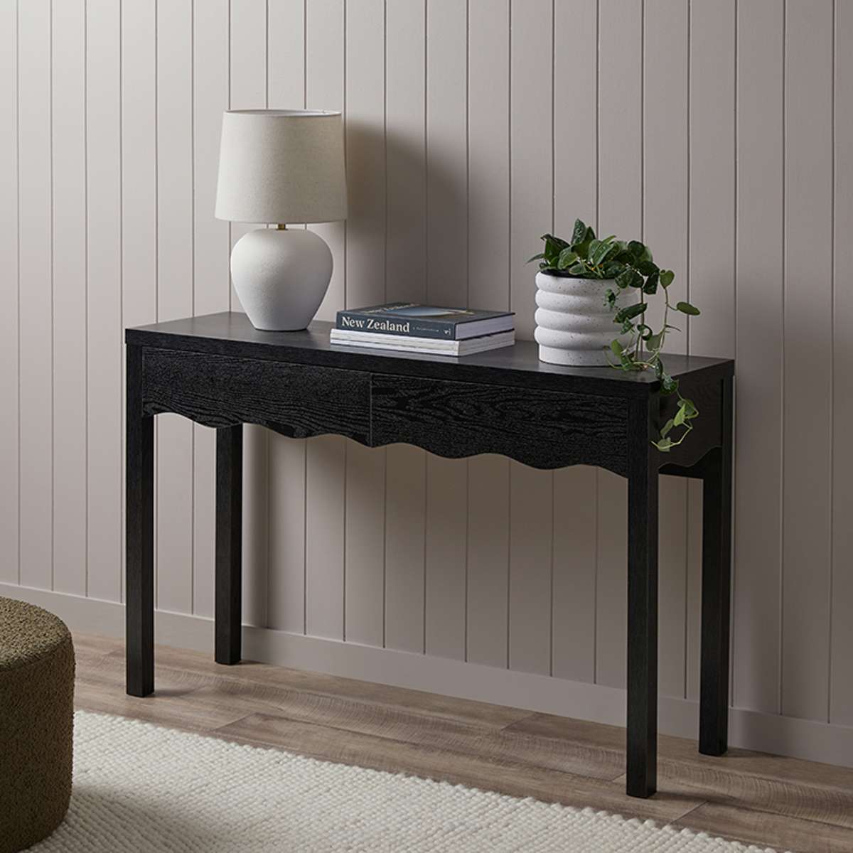 Malena Console Table - Black - Mocka Australia