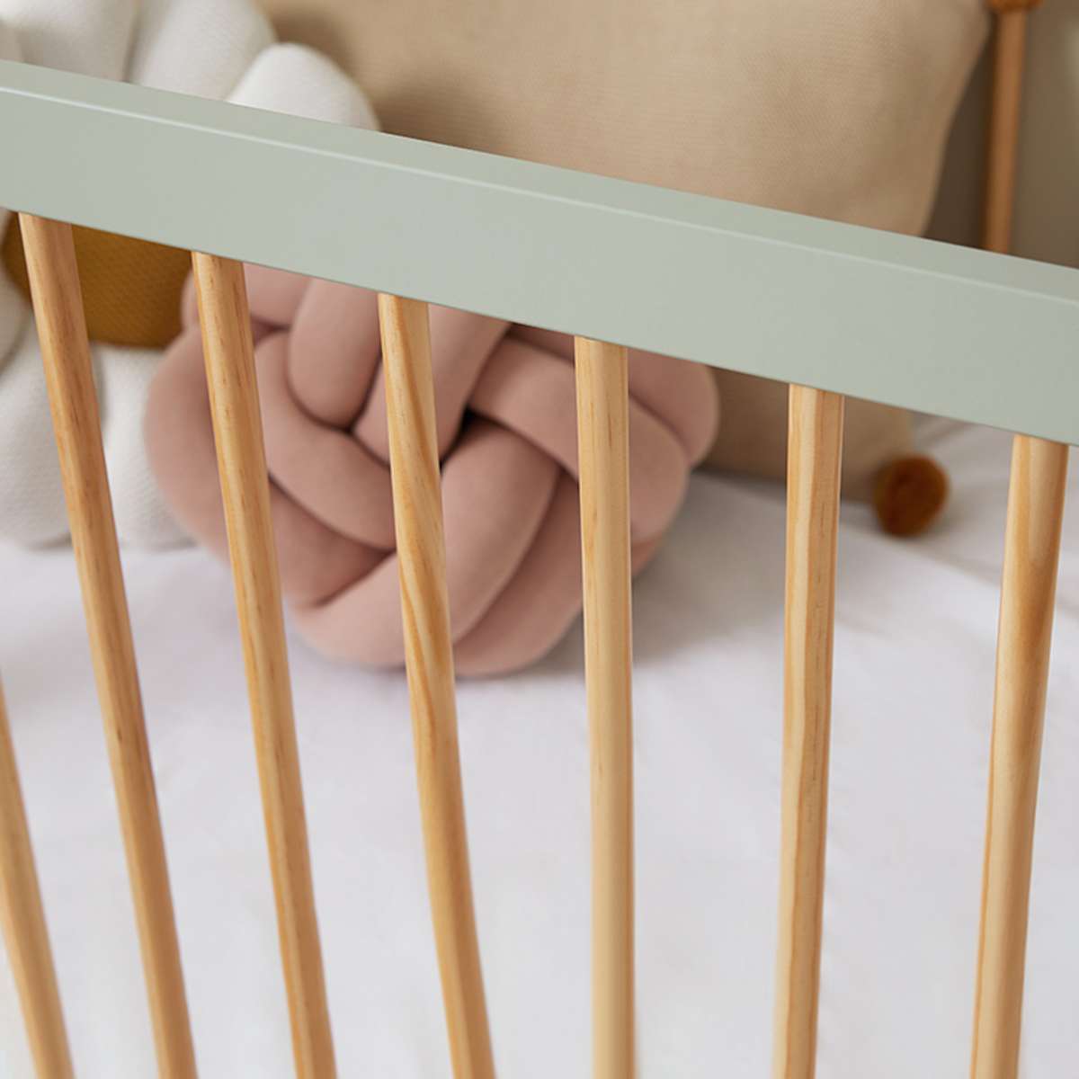 Aspen Classic Cot - Sage/Natural