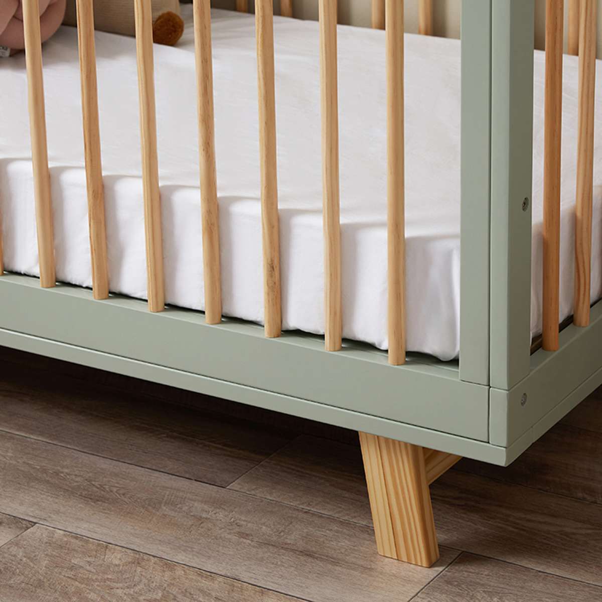 Aspen Classic Cot - Sage/Natural