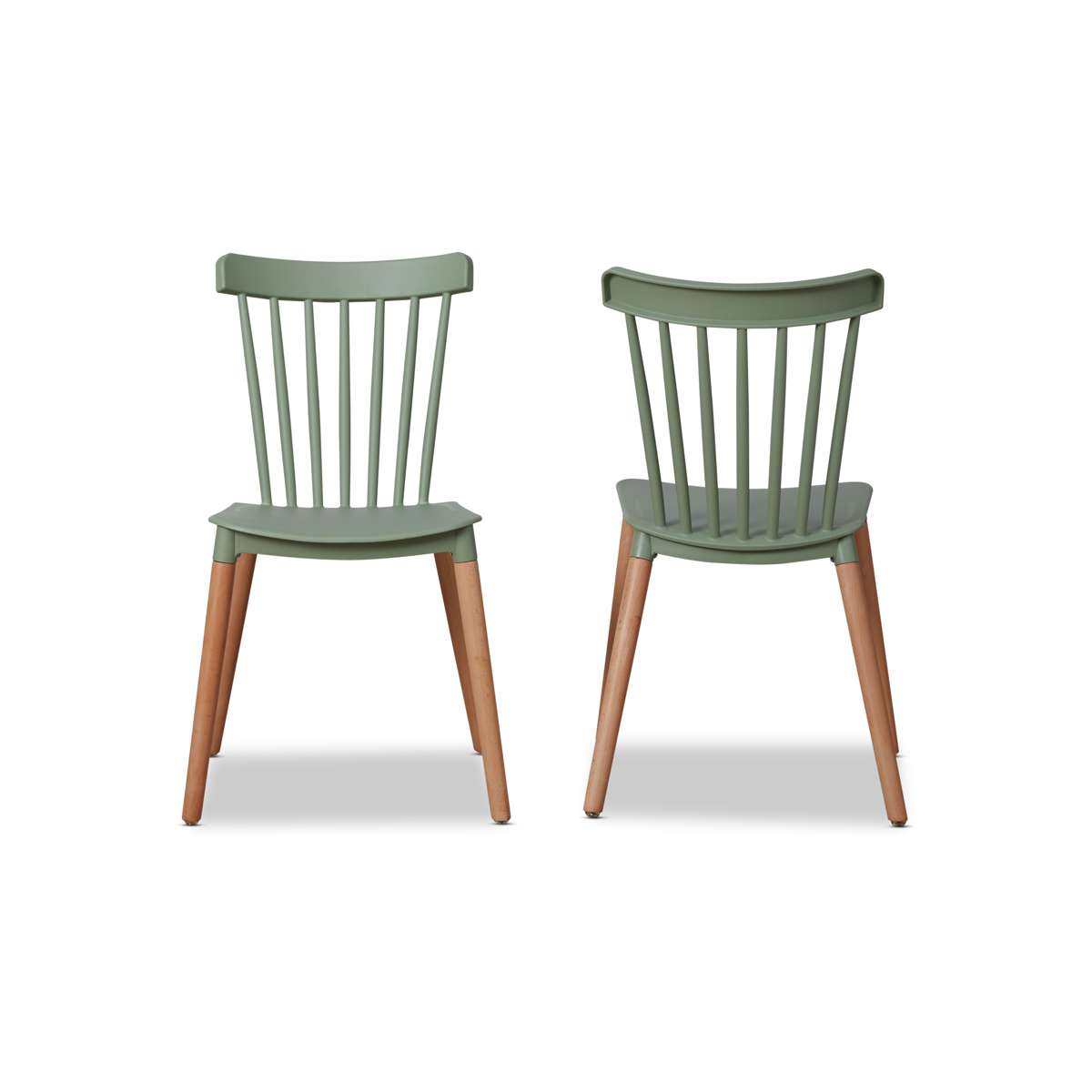 Frida Dining Chair - Set of 2 - Sage Green - Mocka Australia