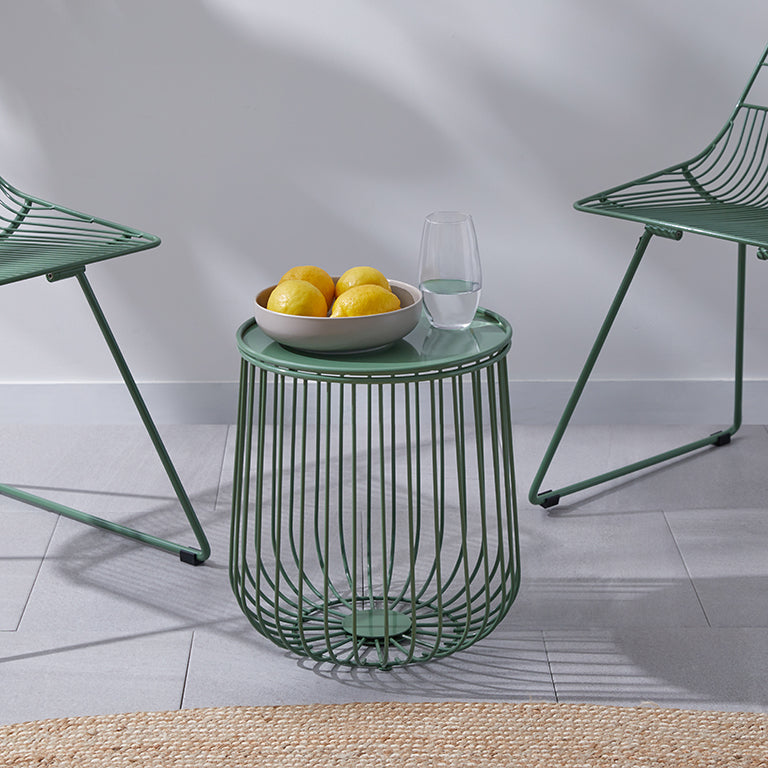 Hunter Outdoor Side Table - Forest Green