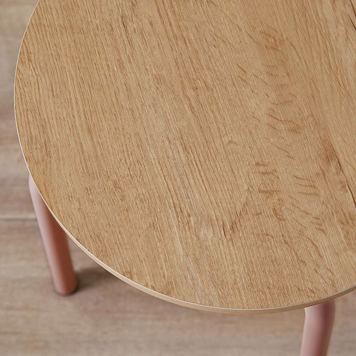 Mocka Junior Metal Stool - Pink