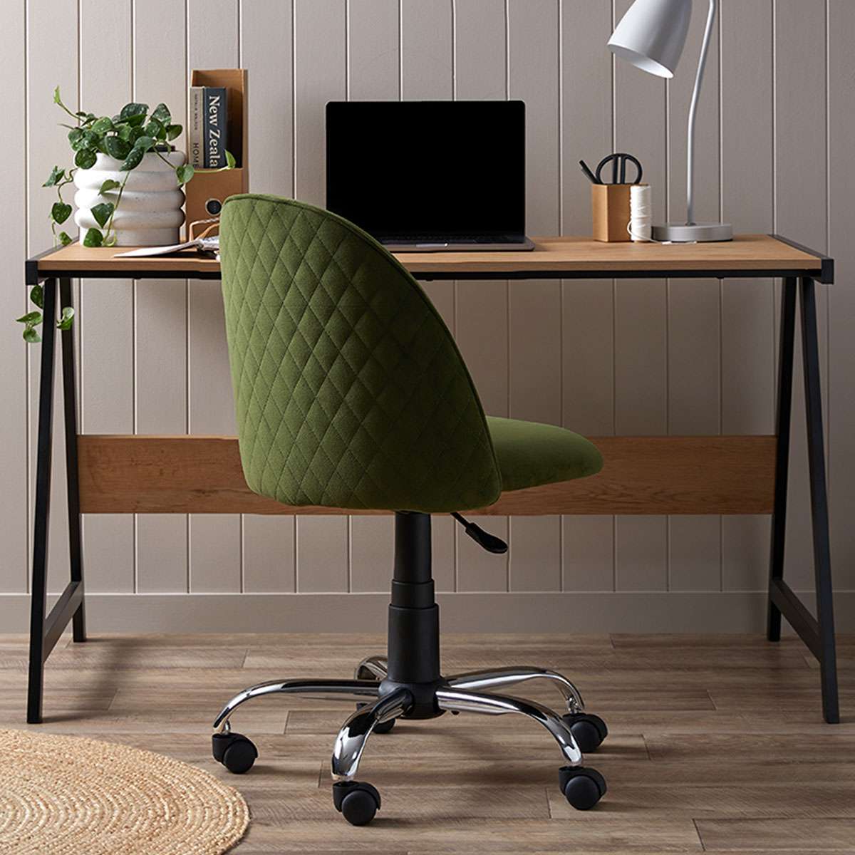 Nolan Office Chair - Olive Green