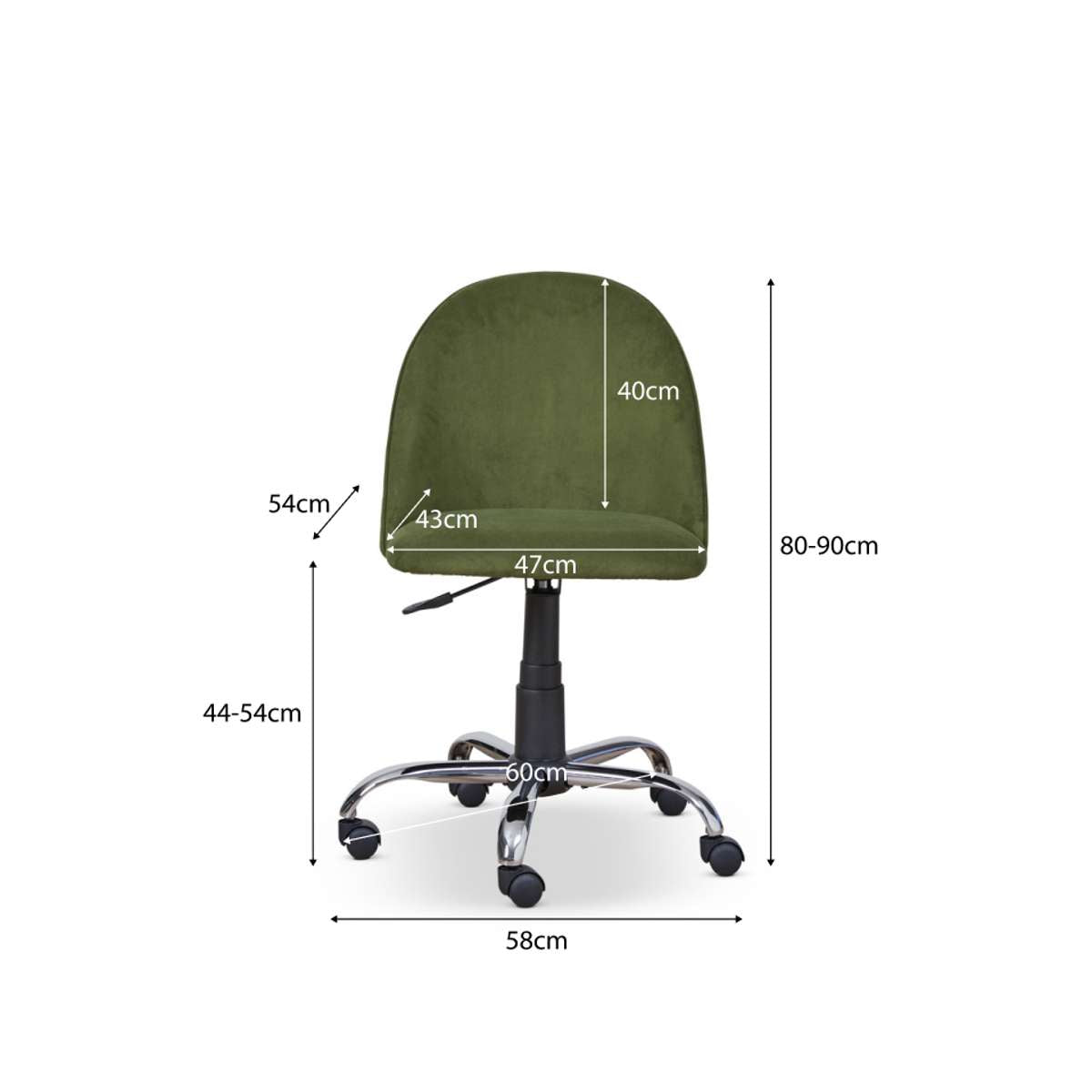 Nolan Office Chair - Olive Green