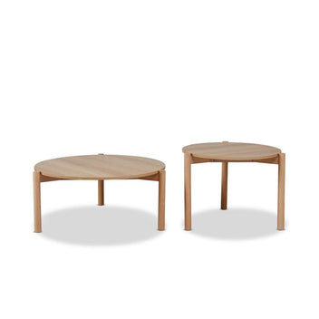 Blair Round Nesting Coffee Tables | Minimal-Scandi | Mocka