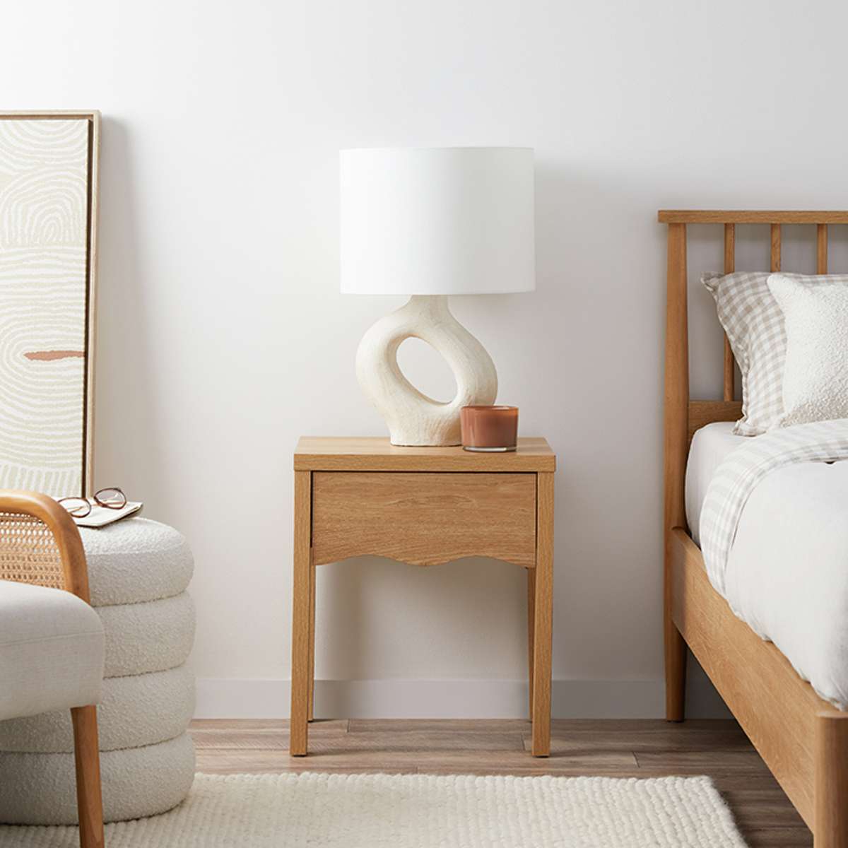 Napier Natural Three Piece Bedroom Set
