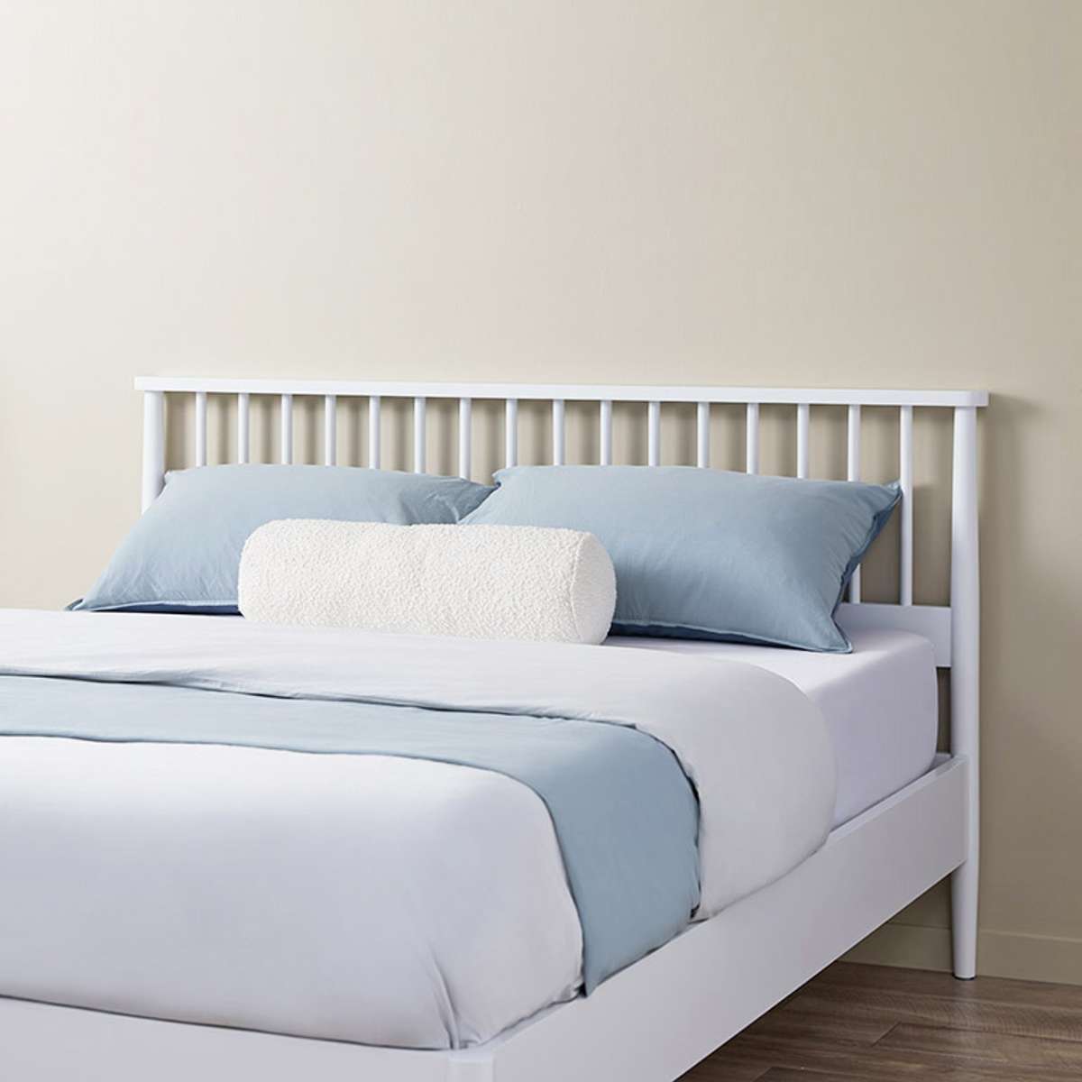 Napier Queen Bed - White