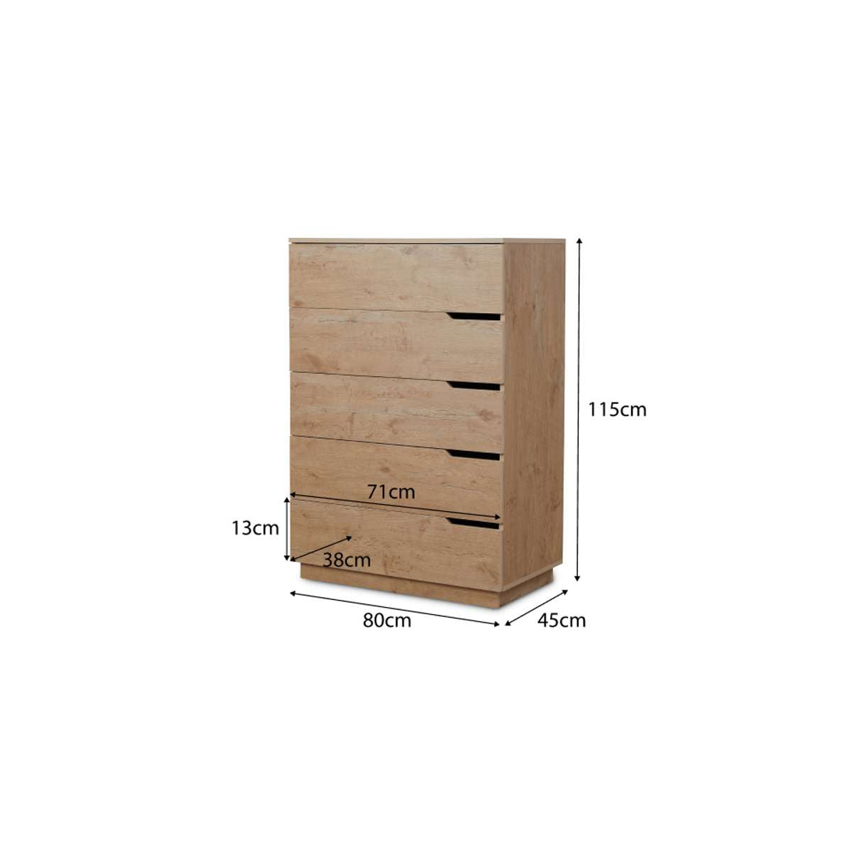Zack Tallboy - Natural | 5-Draw Set | Mocka