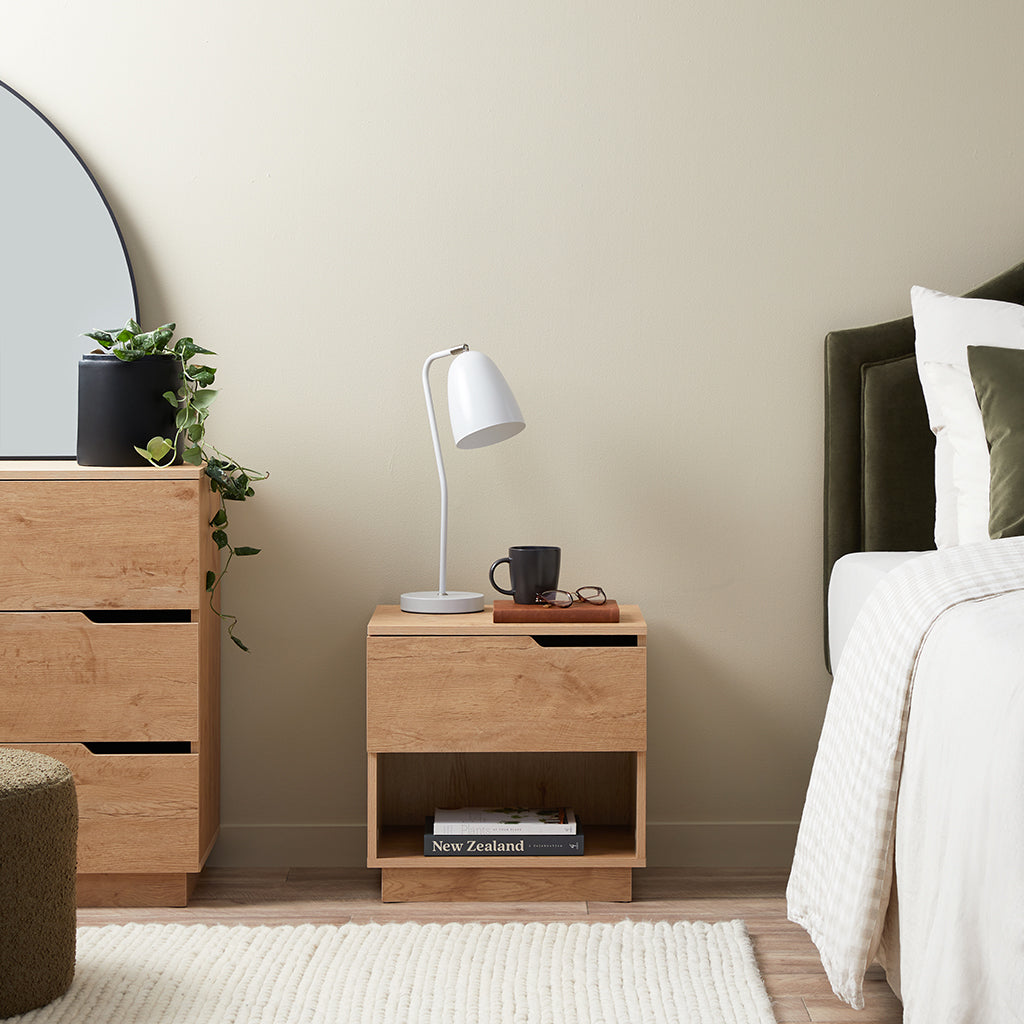 Zack Bedside Table - Natural