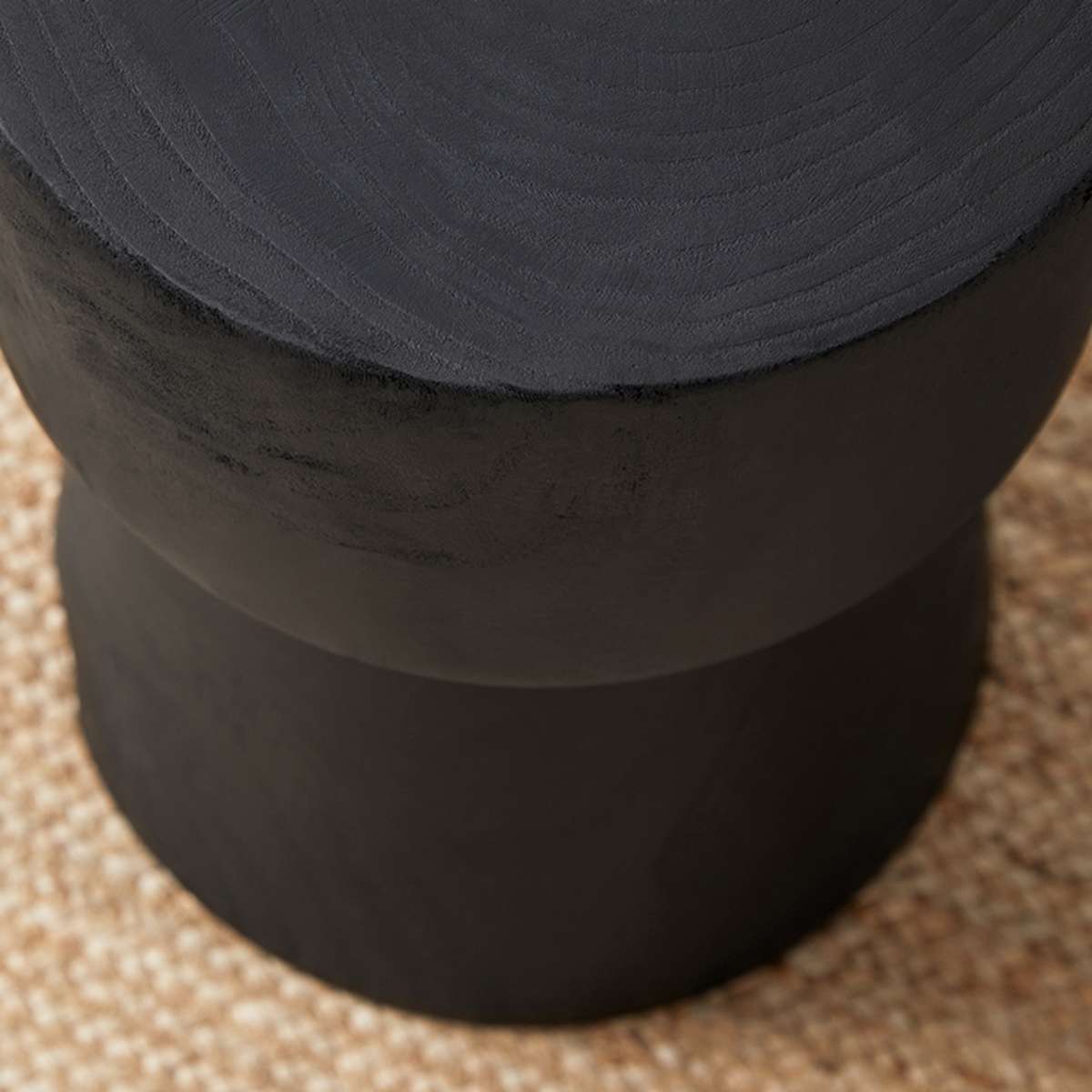 Frederick Wooden Side Table - Black