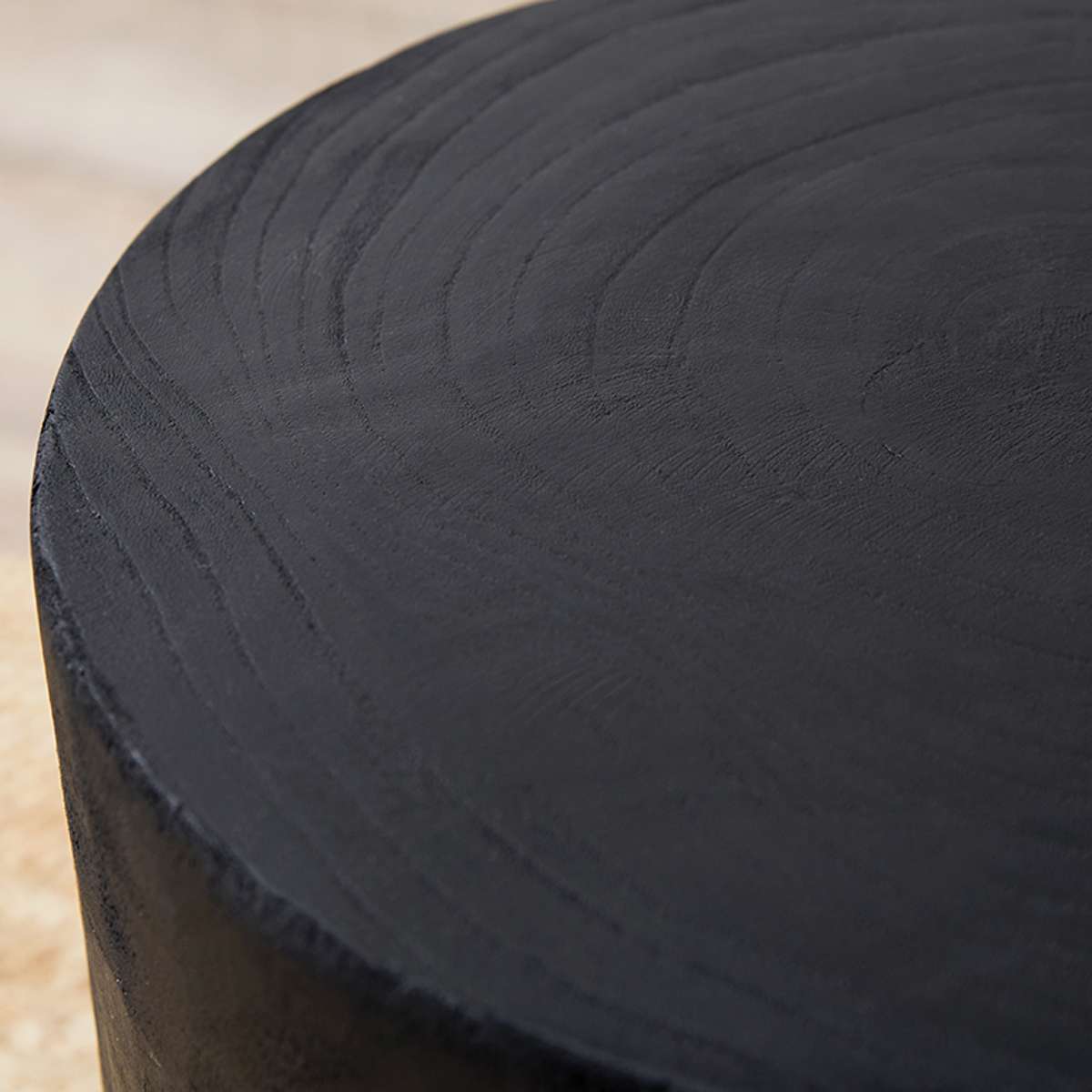 Frederick Wooden Side Table - Black