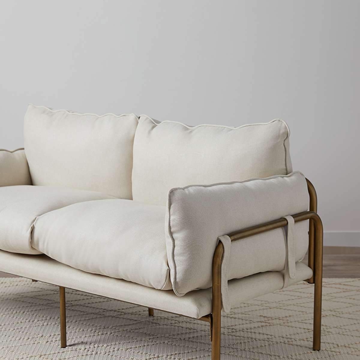 Hubert Two Seater Sofa - Bronze