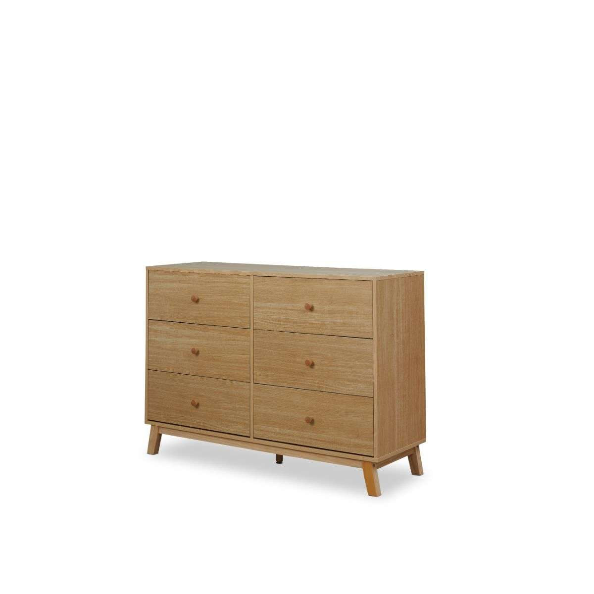 Aspen Six Drawer - Natural