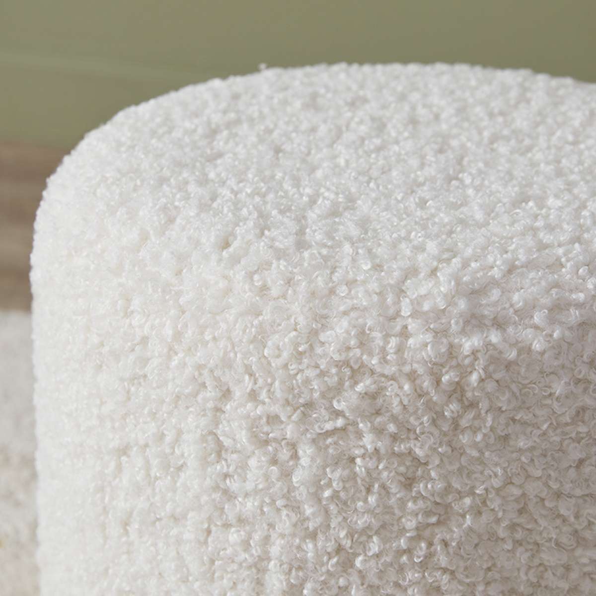 Mini Moo Sherpa Stool - Set of 2