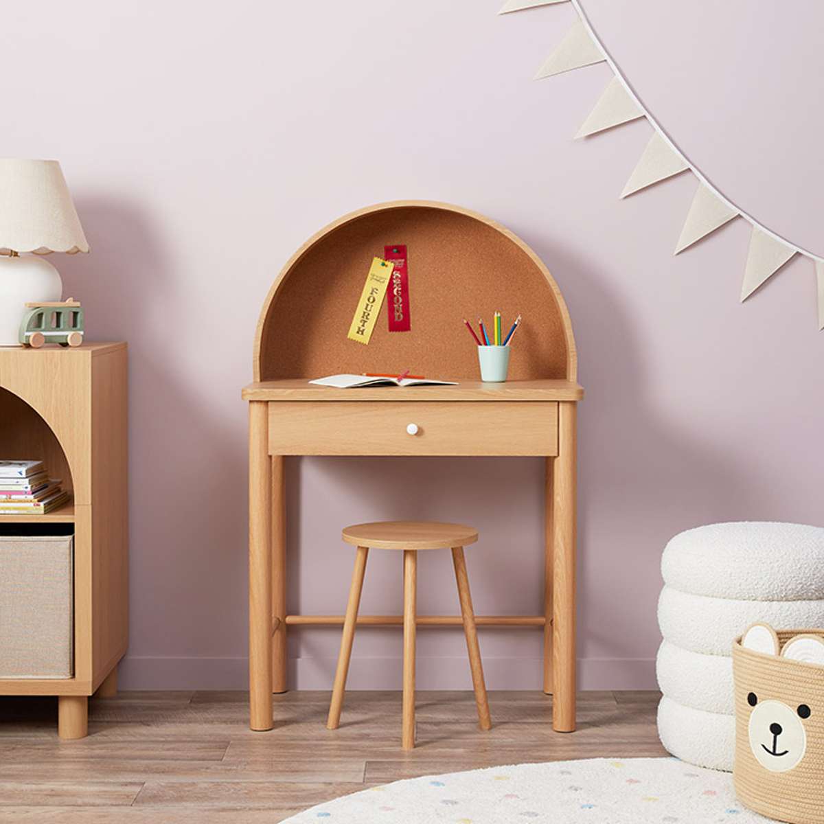 Archie Desk Archie Desk and Stool | Kids Study Desk Mocka AU