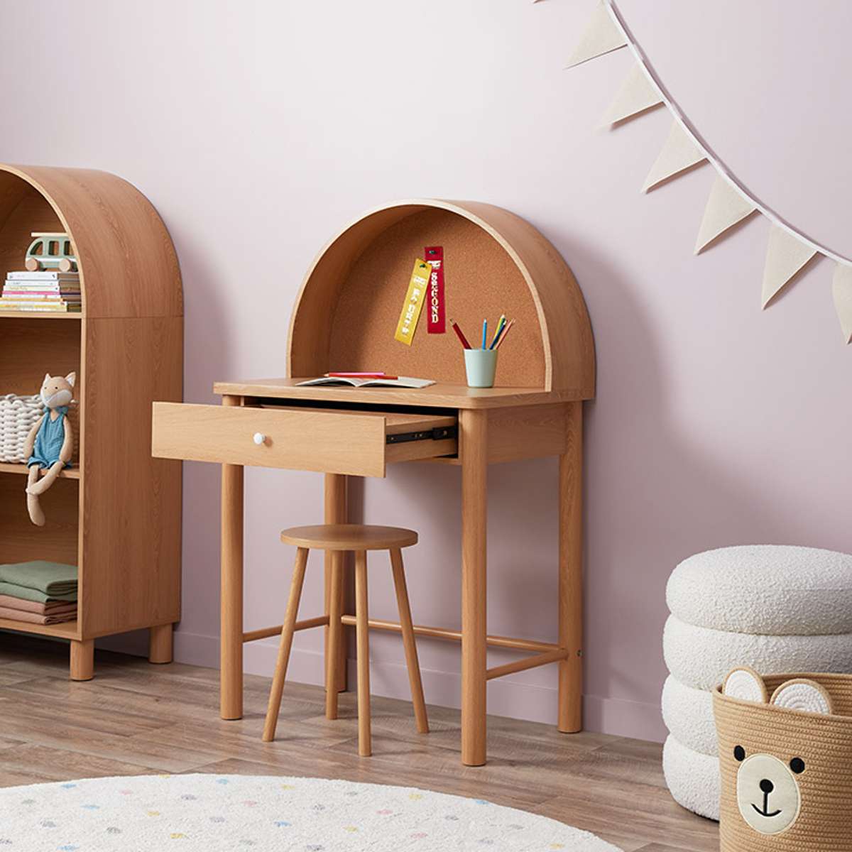 Archie Desk Archie Desk and Stool | Kids Study Desk Mocka AU