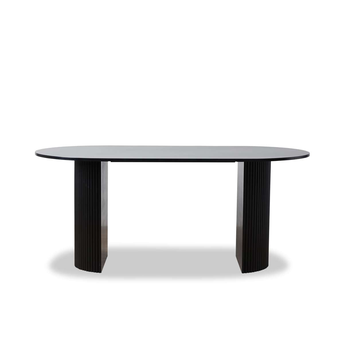 Eve 6 Seater Dining Table - Black