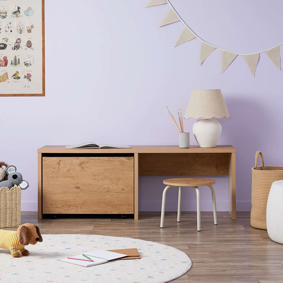 Mini Brixton Play Table with Storage Tub