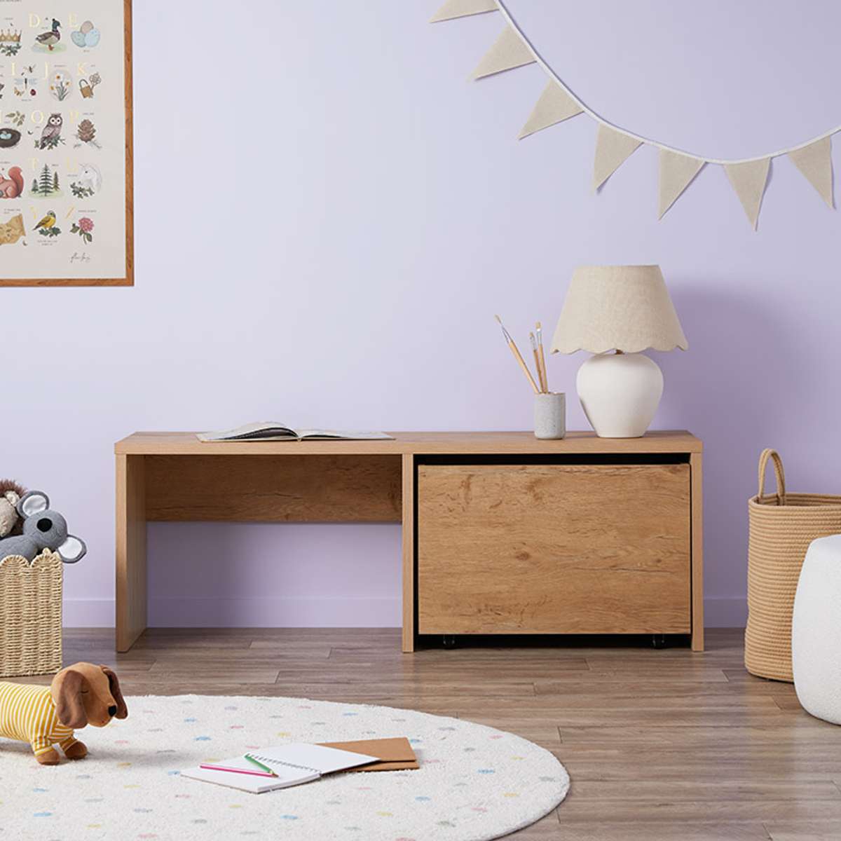 Mini Brixton Play Table with Storage Tub