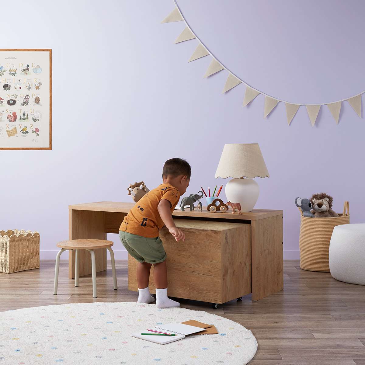 Mini Brixton Play Table with Storage Tub