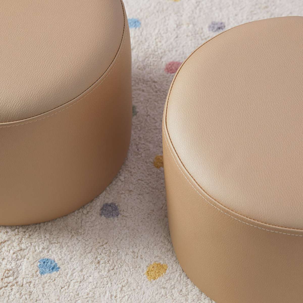 Mini Moo Stool - Set of Two - Beige