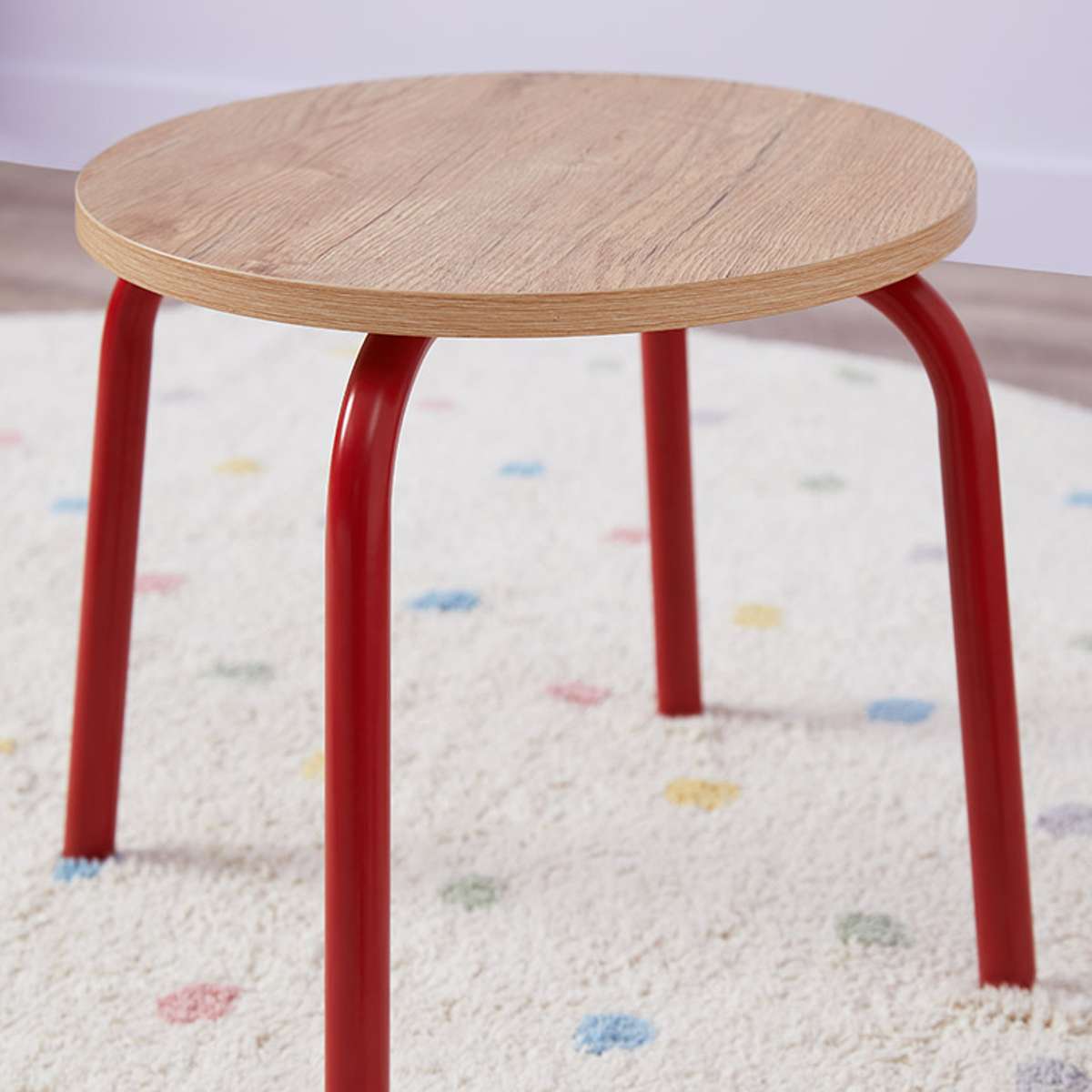 Mini Brixton Stool - Set of Two - Red