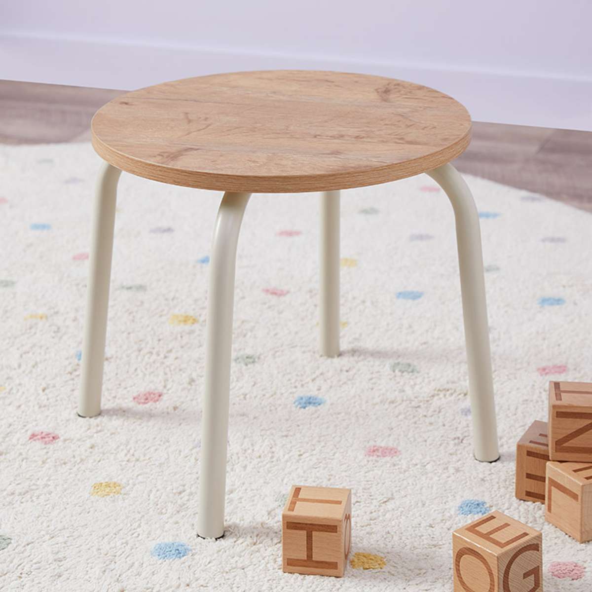 Mini Brixton Stool - Set of Two - Cream