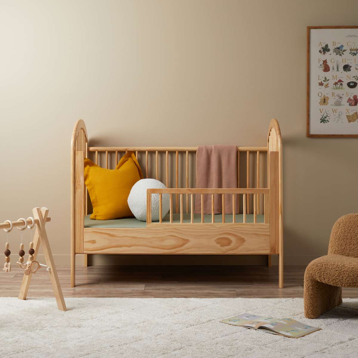 Mocka Frame Archie Cot Toddler Bed Frame - Mocka AU