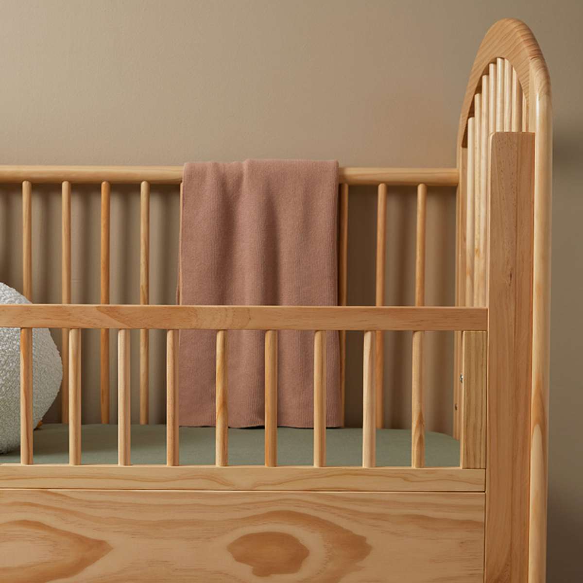 Archie Natural 3-in-1 Cot Conversion Bundle