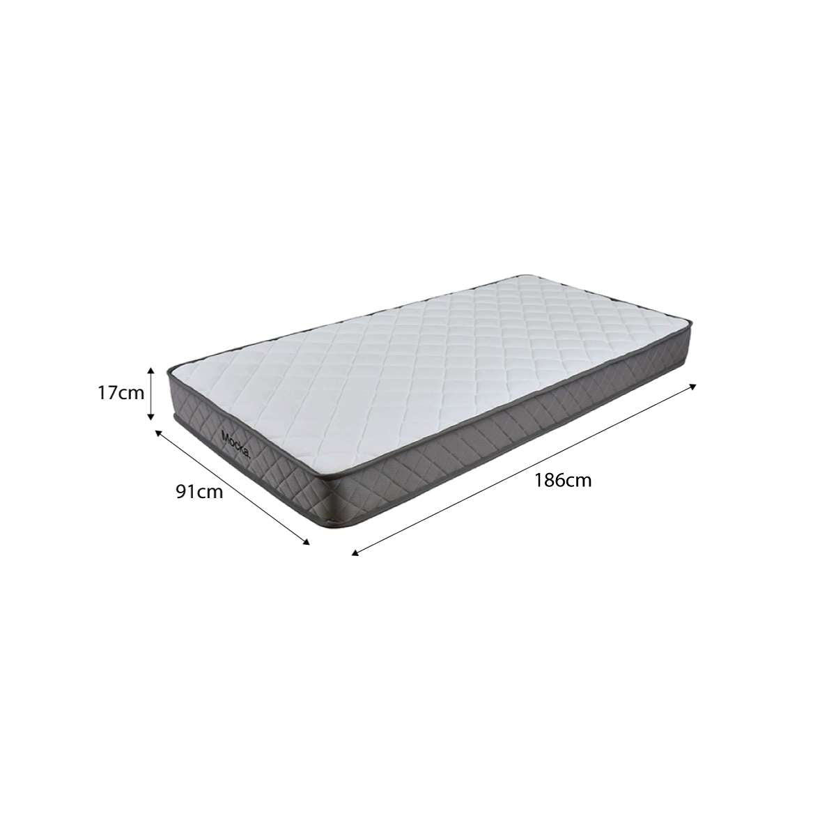 Imogen Single Bed Natural + Mattress Bundle