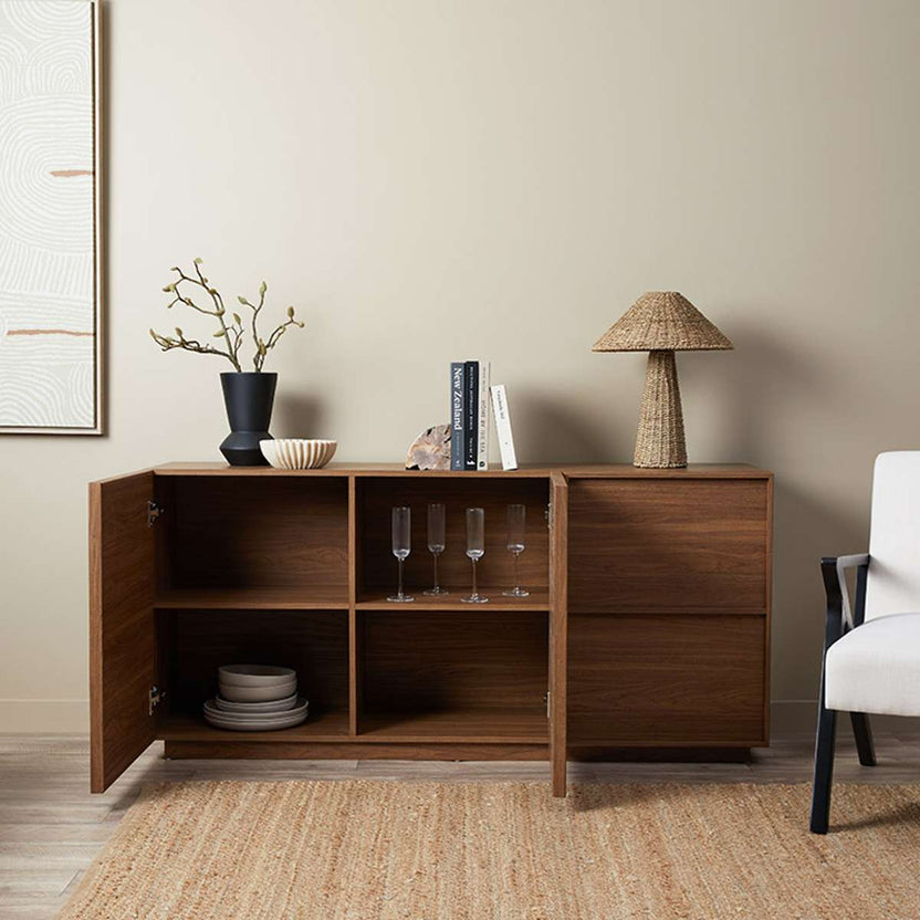 Osaka Buffet - Walnut | TV Storage Unit | Mocka