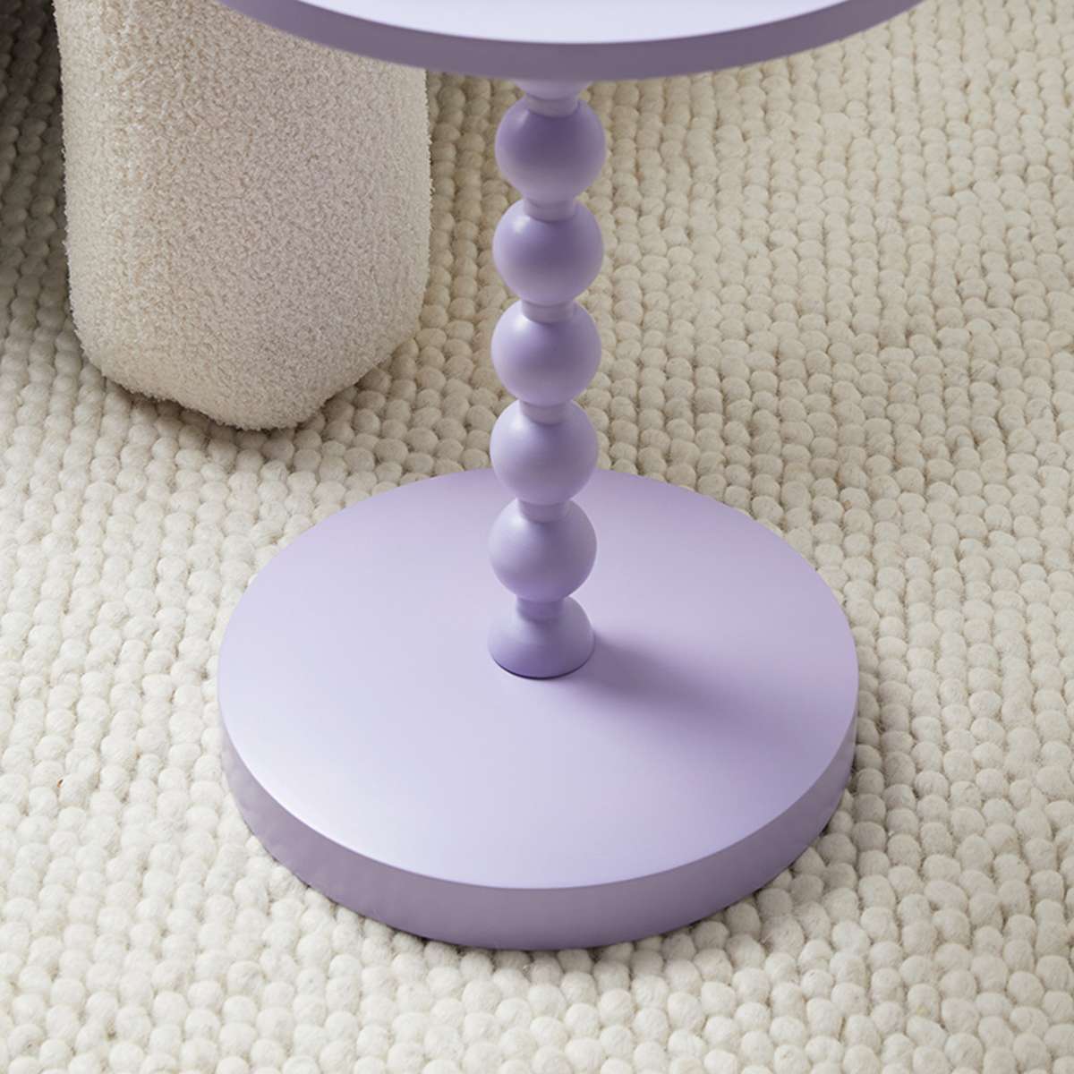 Bobbin Side Table - Lilac