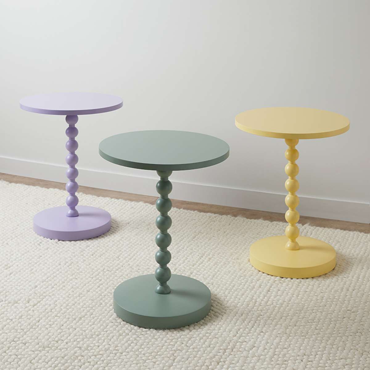 Bobbin Side Table - Lilac