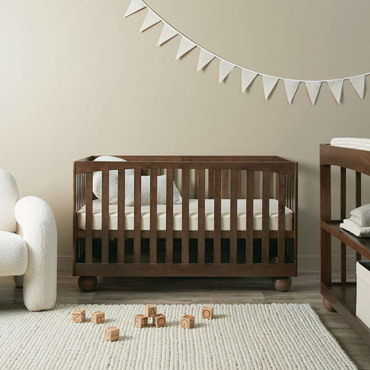 Blake Cot - Almond