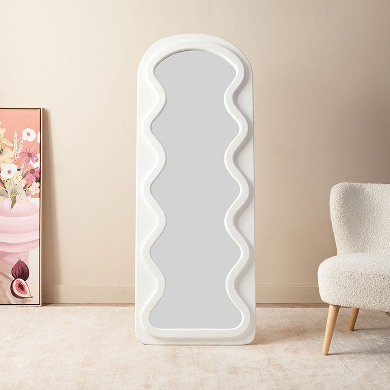 Squiggle Solid Wood Mirror