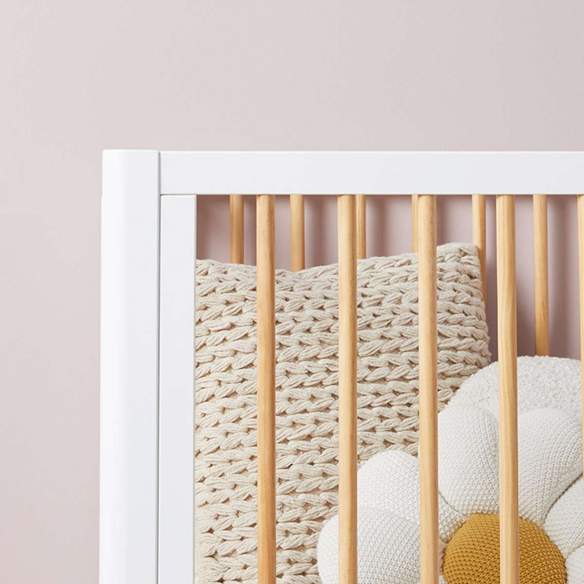 Fraser Coastal Cot - White/Natural