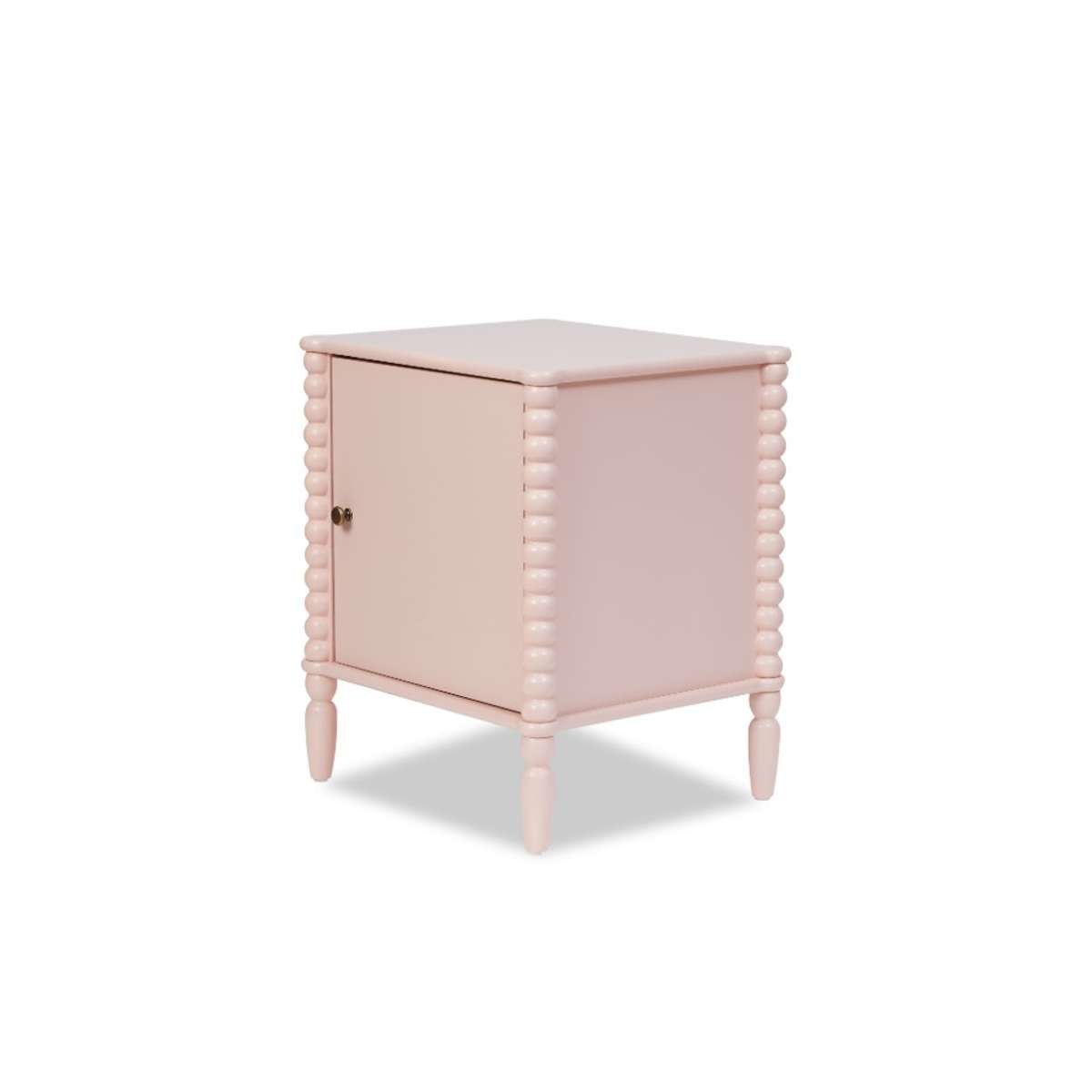Betti Bobbin Bedside Table - Pink